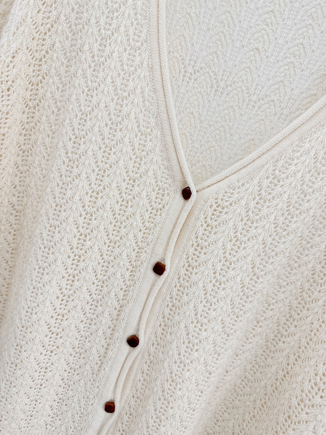 B103.溫柔勾花針織小外套