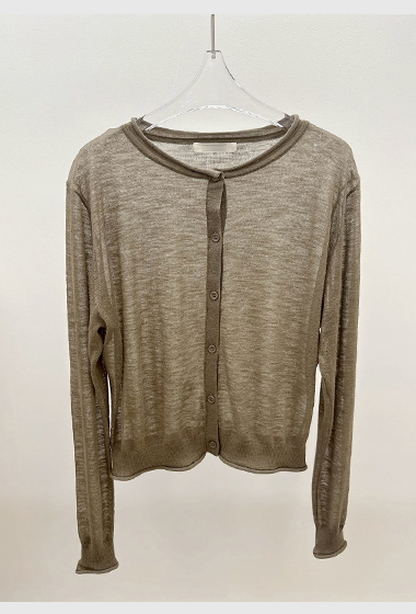 B129.透氣VISCOSE針織小外套