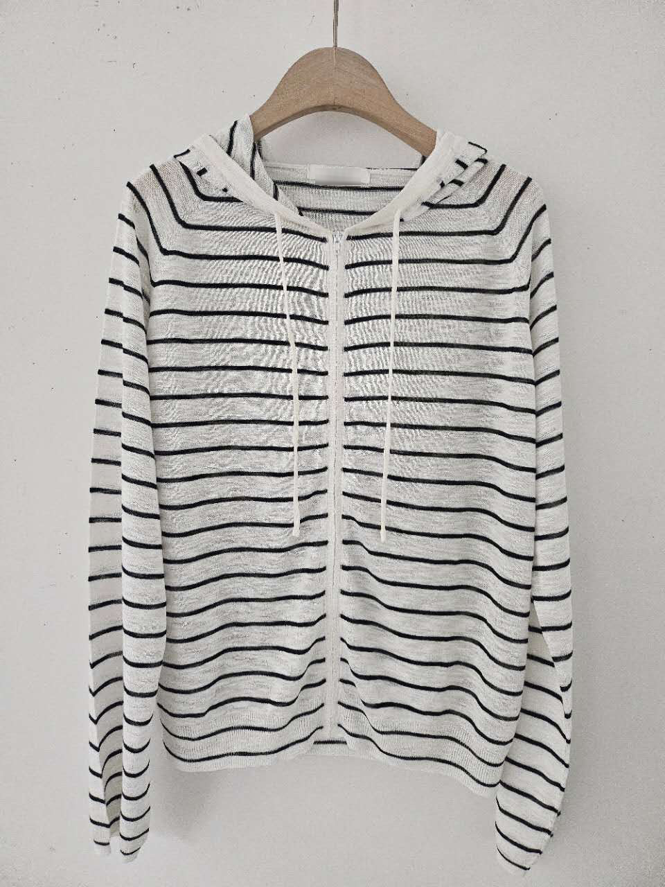 B137.星星家海洋風條紋連帽外套