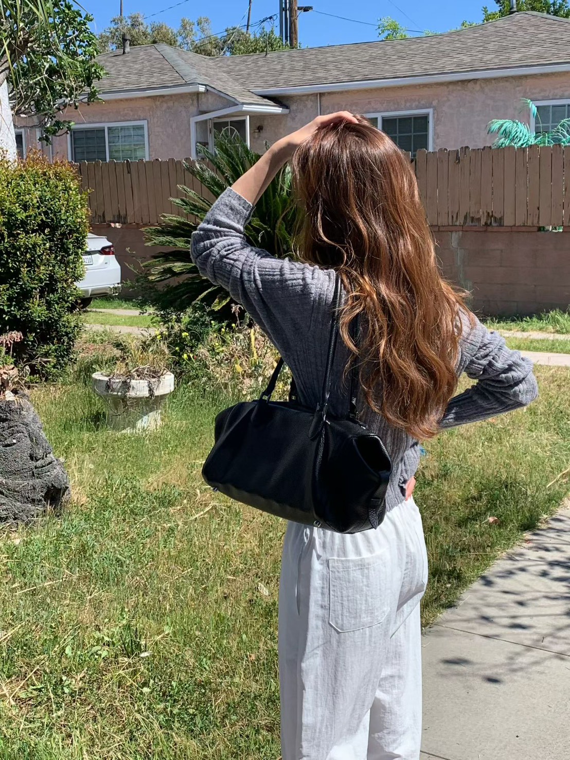 B27.大V家粉嫩坑條小外套