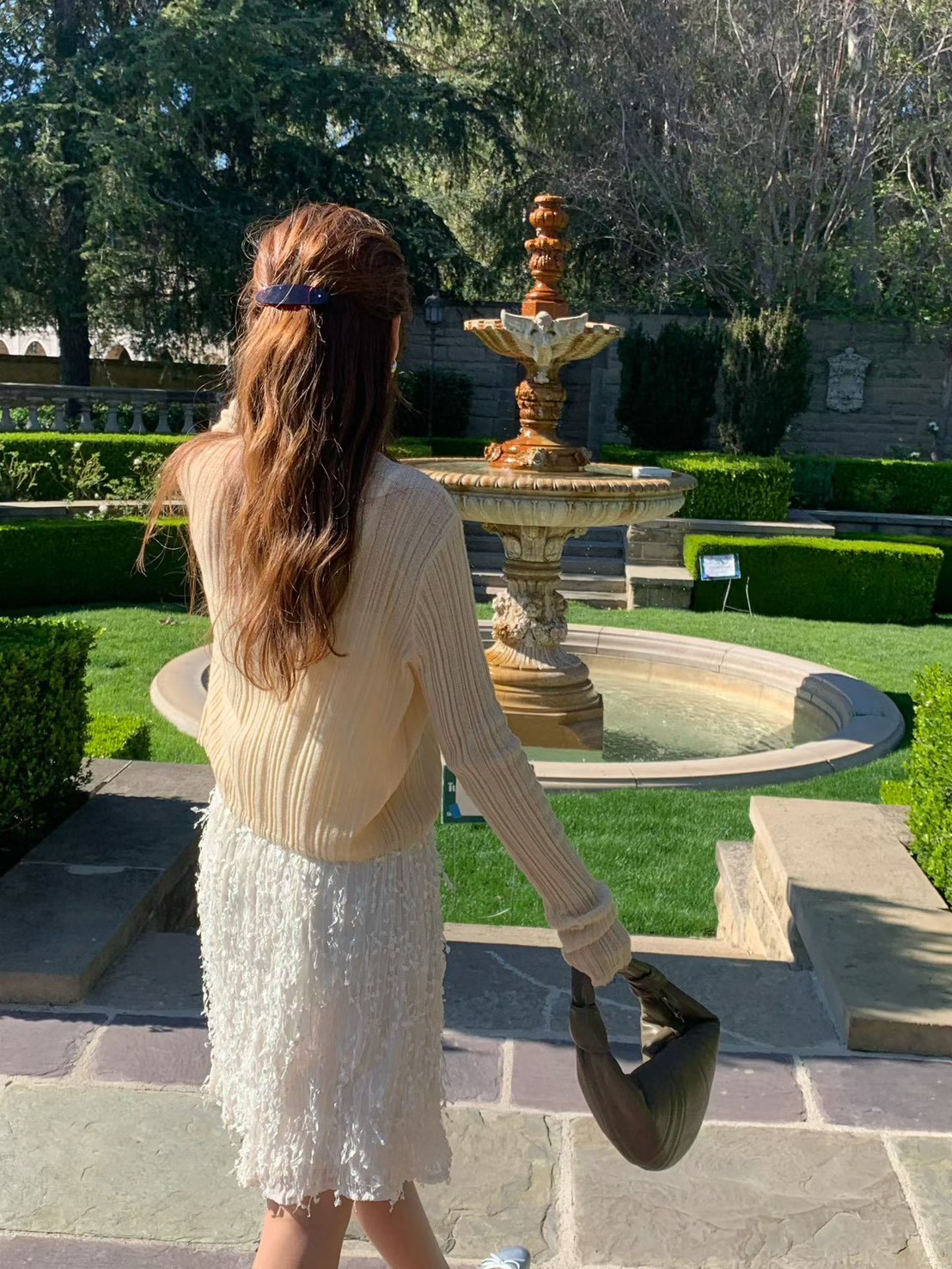 B27.大V家粉嫩坑條小外套