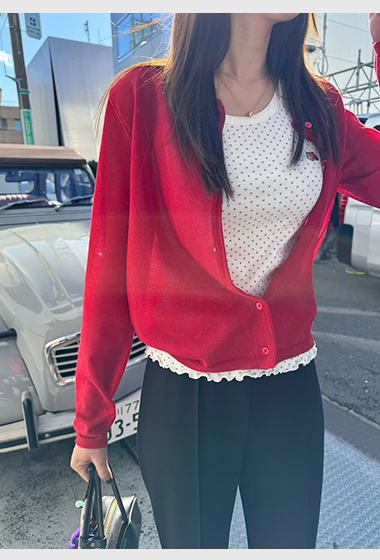 B78.亮彩亞麻針織小外套