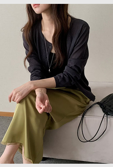 B78.亮彩亞麻針織小外套