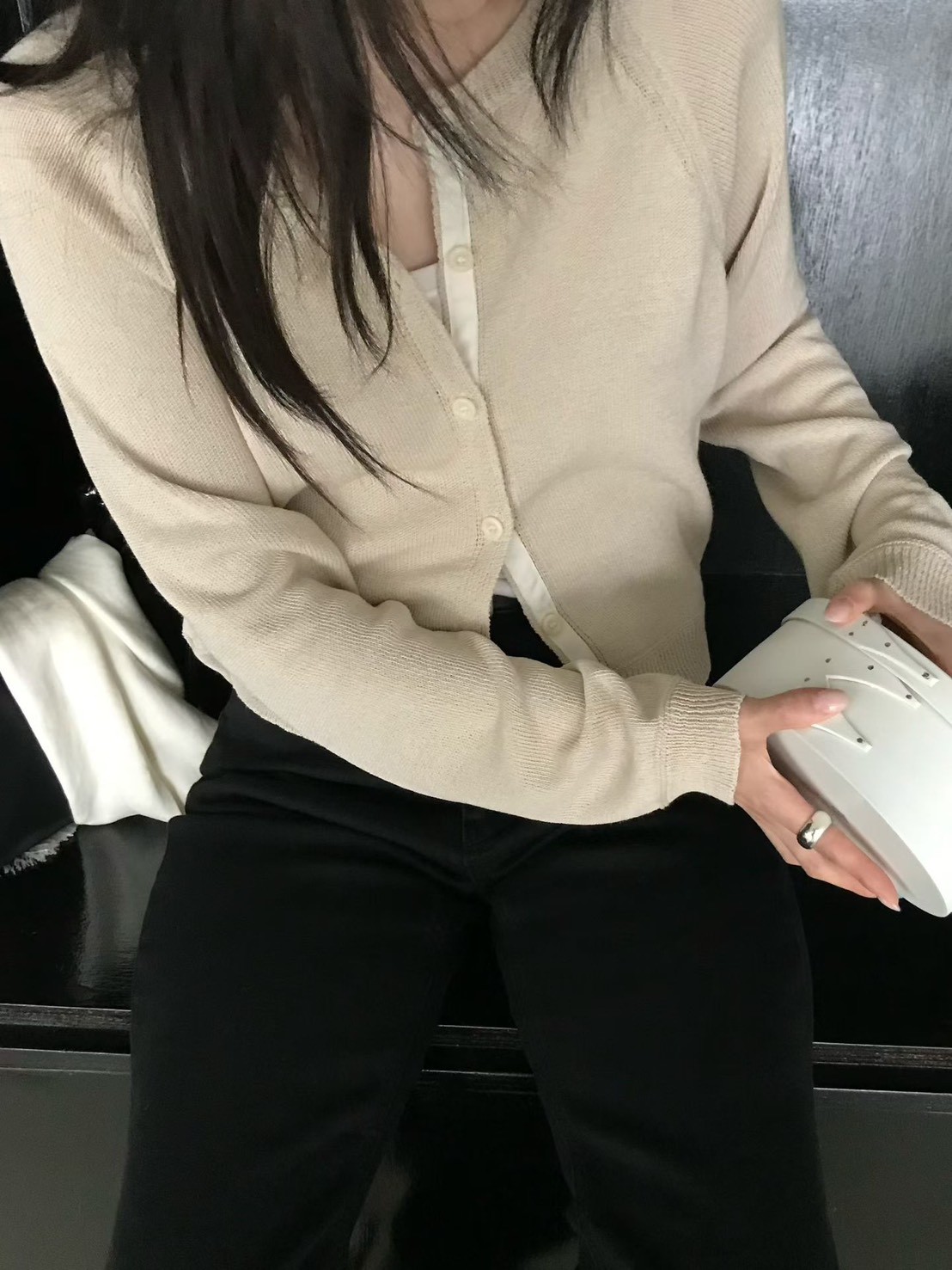 B90.小V家溫柔亮眼拉克蘭小外套