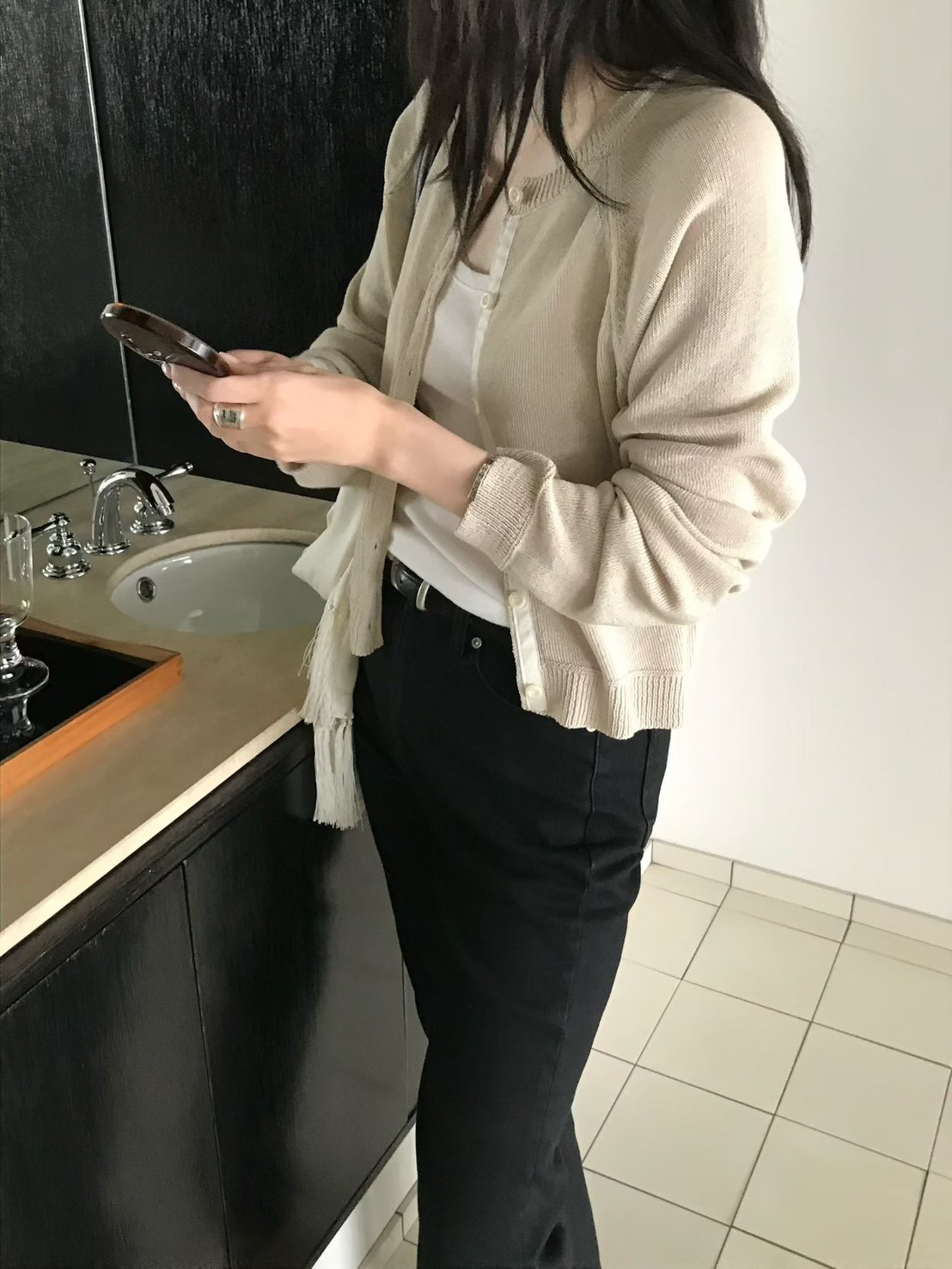 B90.小V家溫柔亮眼拉克蘭小外套