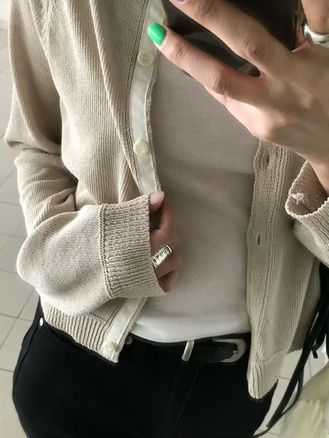 B90.小V家溫柔亮眼拉克蘭小外套