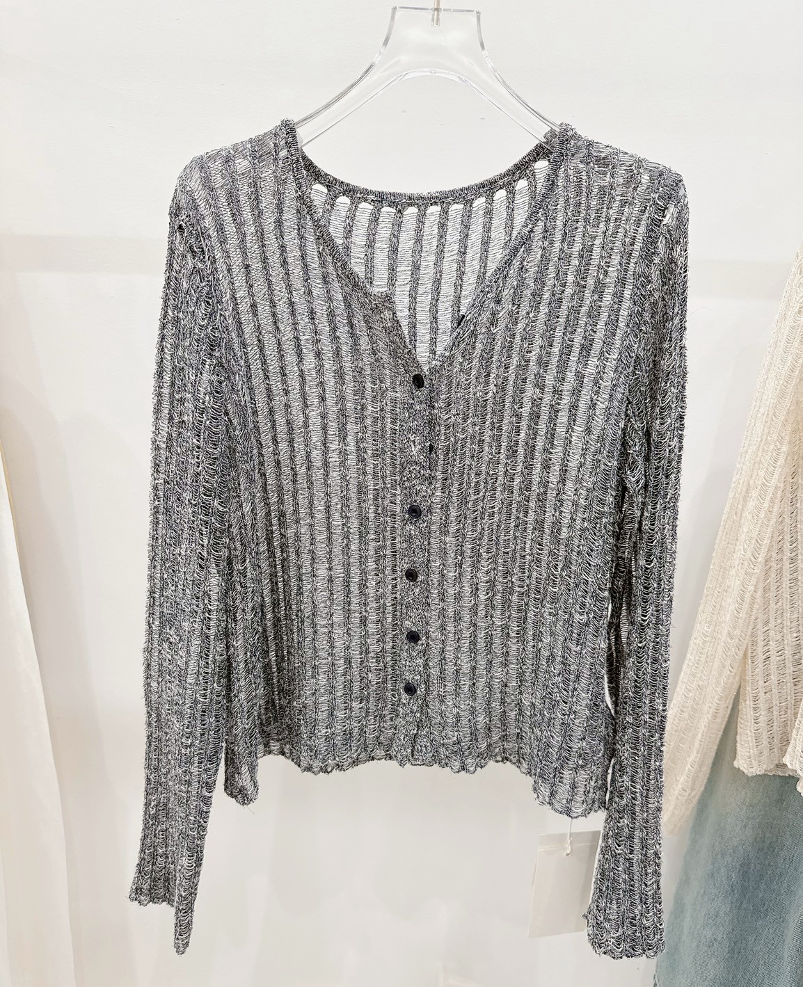 簍空細緻針織小外套