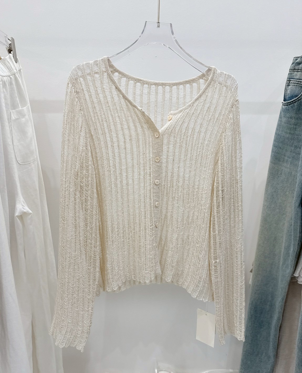 簍空細緻針織小外套