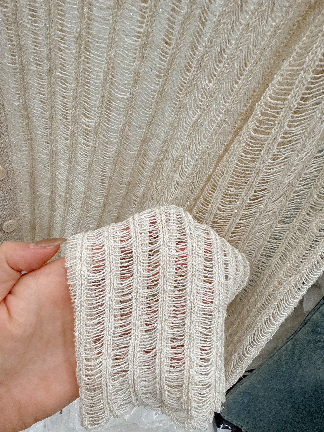 簍空細緻針織小外套