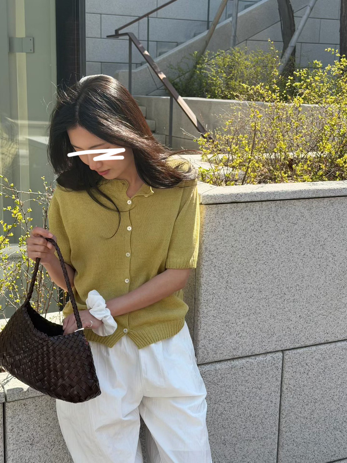 B63.瘦瘦歐膩短袖針織外套