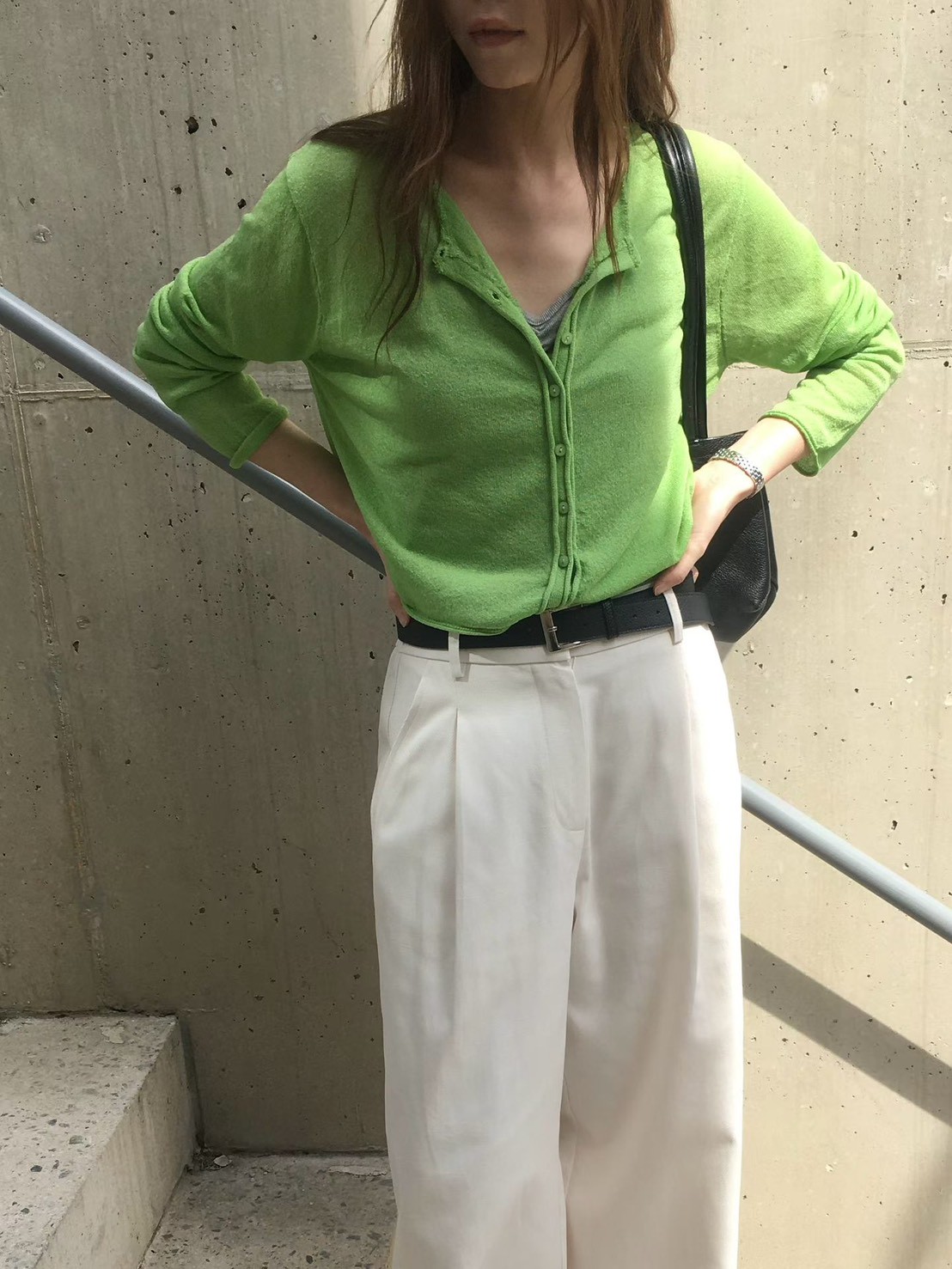 B42.櫥窗家糖果彩色針織小外套