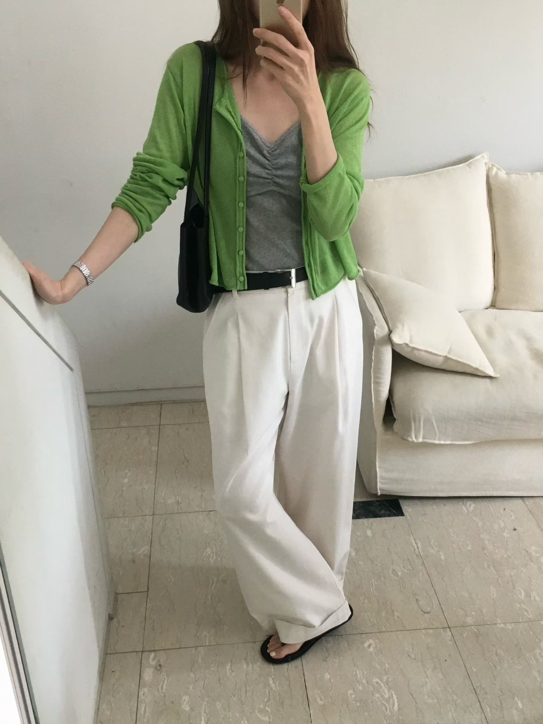 B42.櫥窗家糖果彩色針織小外套