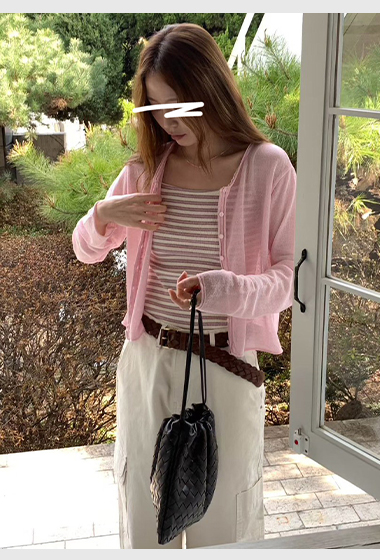 B42.櫥窗家糖果彩色針織小外套