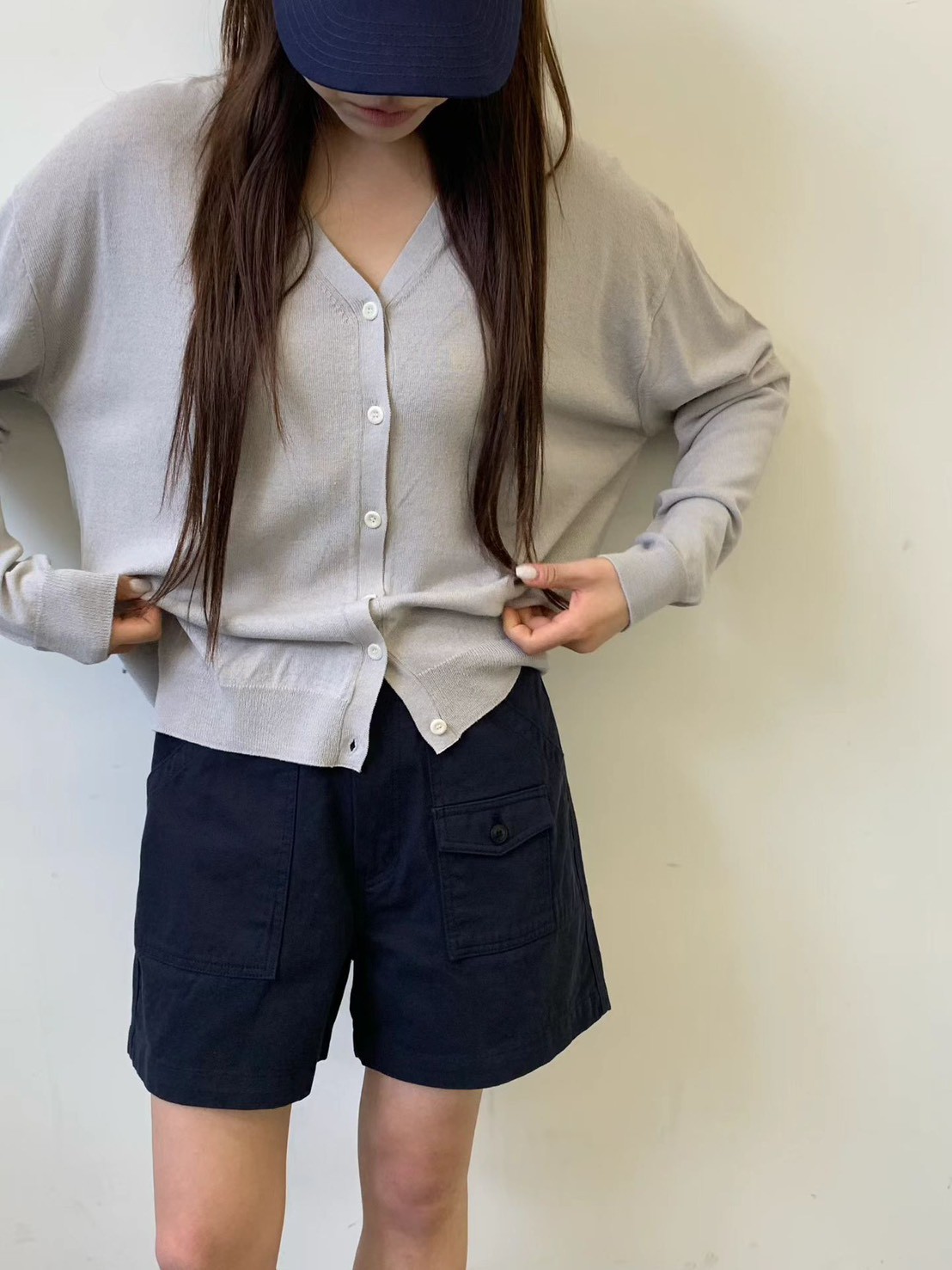 質感家夏日柔色針織外套