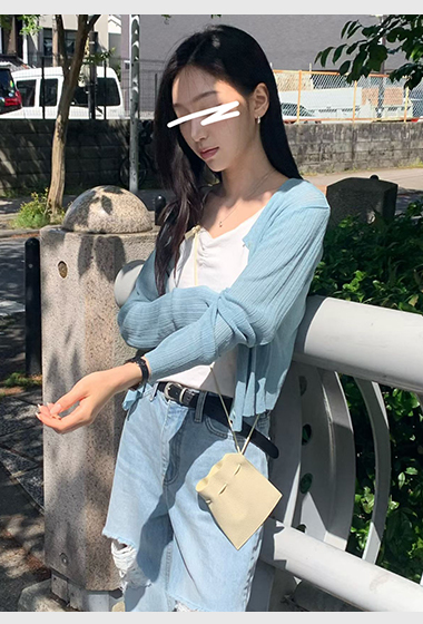 B13.大V家粉彩細坑條小外套