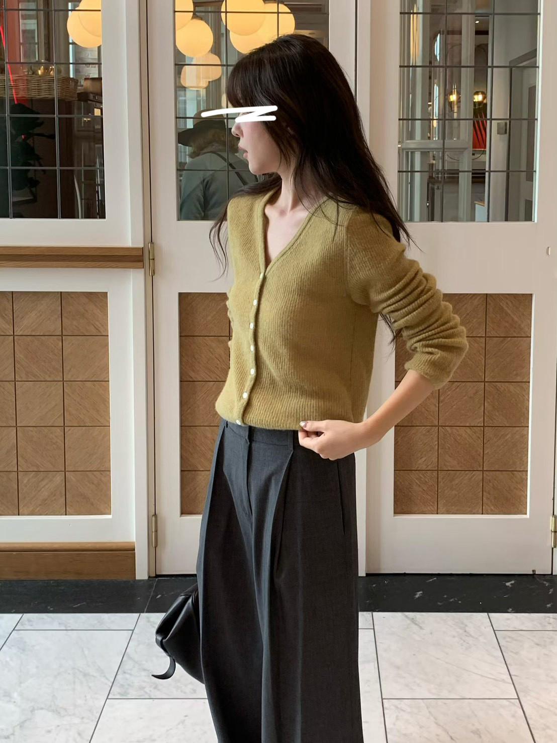 B70.小V家溫柔粉彩針織小外套