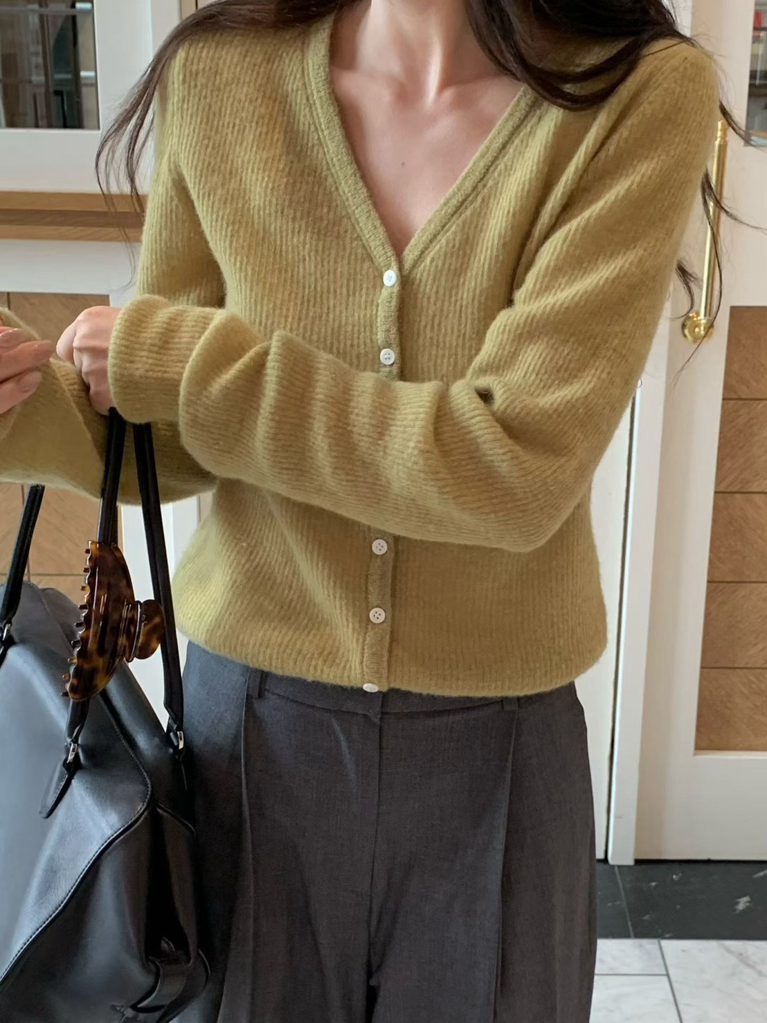 B70.小V家溫柔粉彩針織小外套