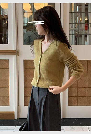 B70.小V家溫柔粉彩針織小外套