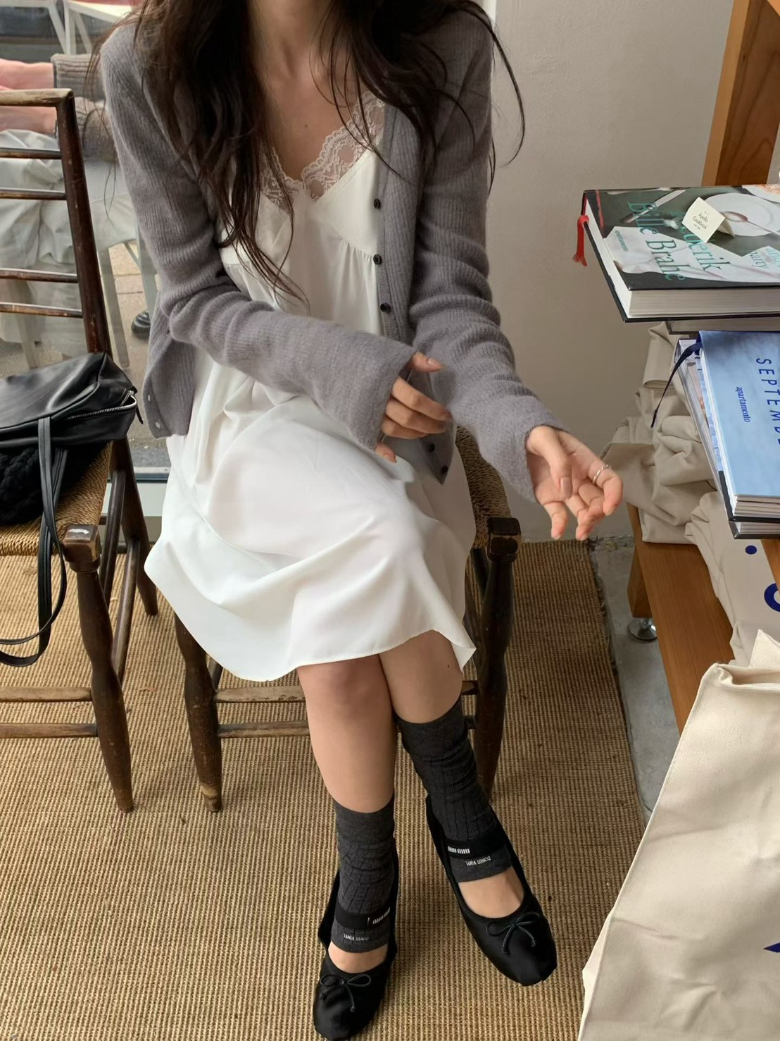 B70.小V家溫柔粉彩針織小外套