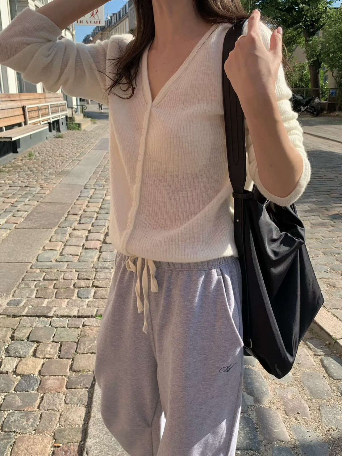 B70.小V家溫柔粉彩針織小外套