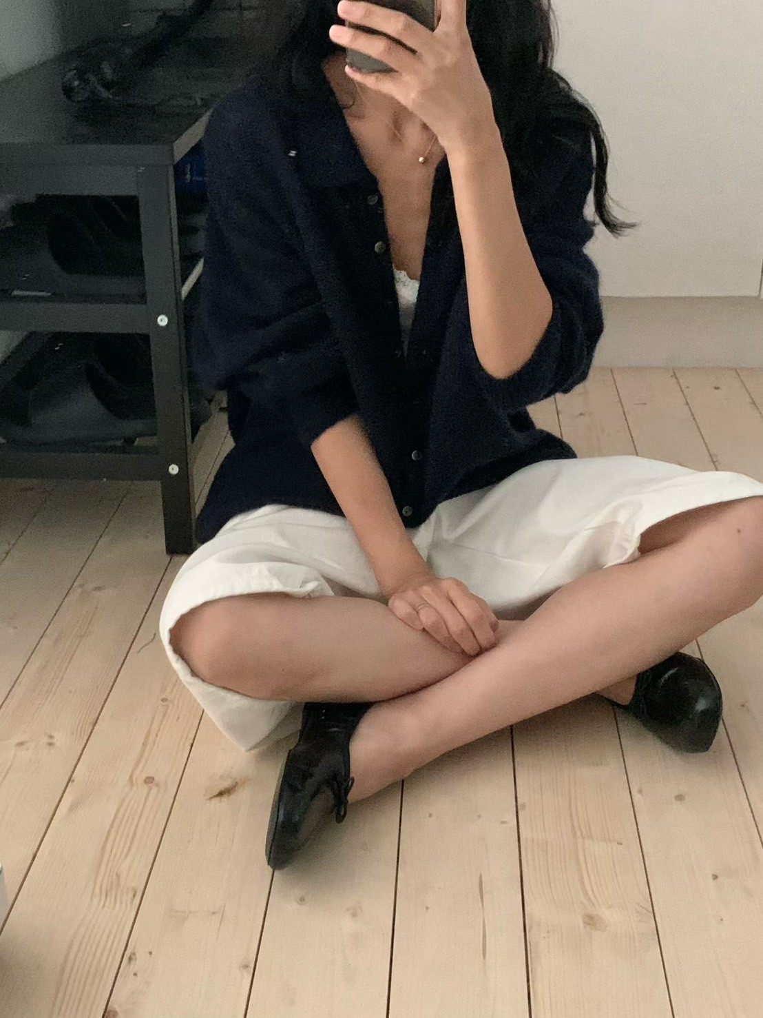 B51.小V家雲彩Kid mohair毛海外套