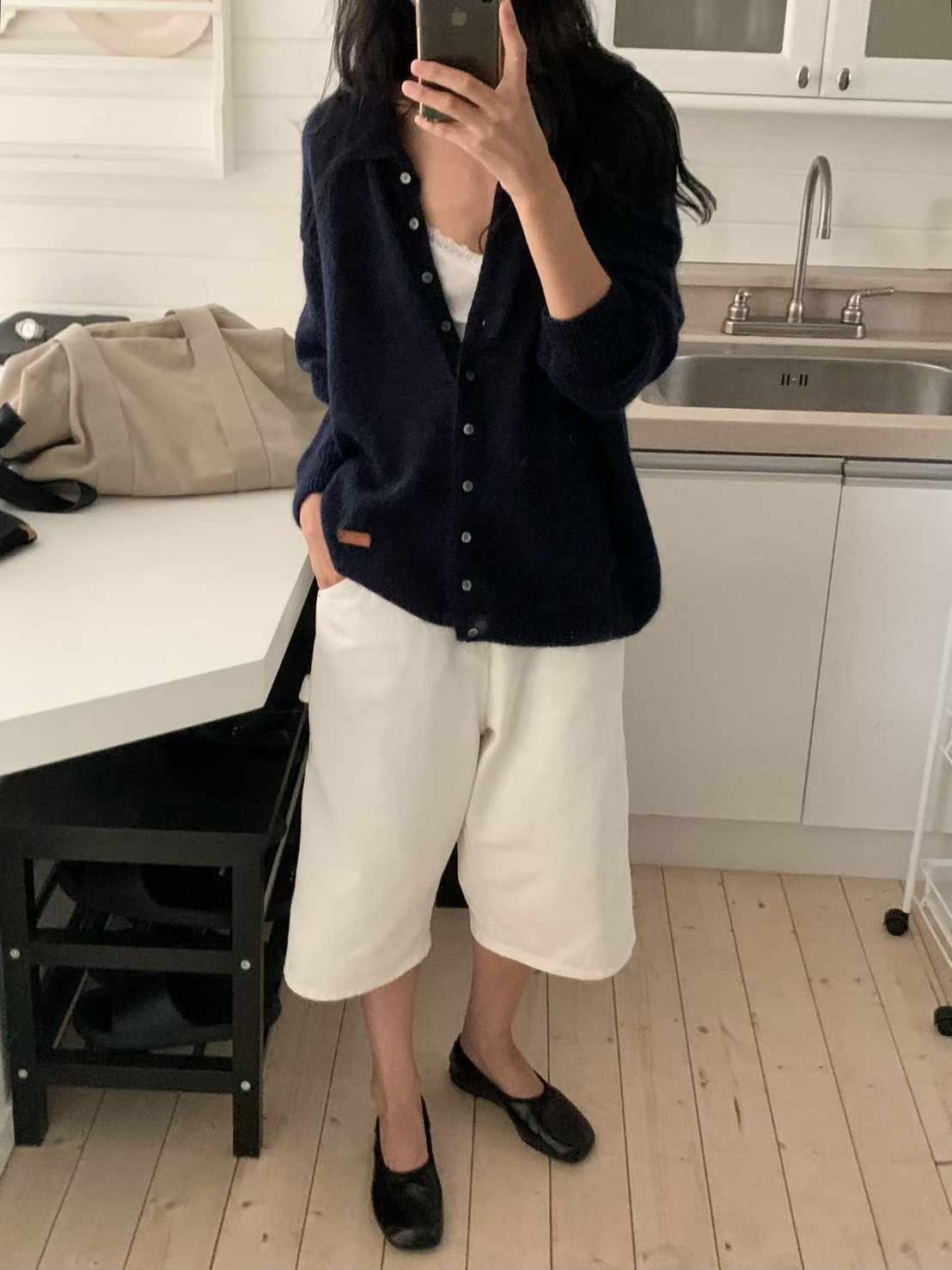 B51.小V家雲彩Kid mohair毛海外套