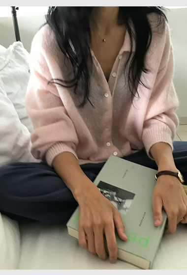 B51.小V家雲彩Kid mohair毛海外套