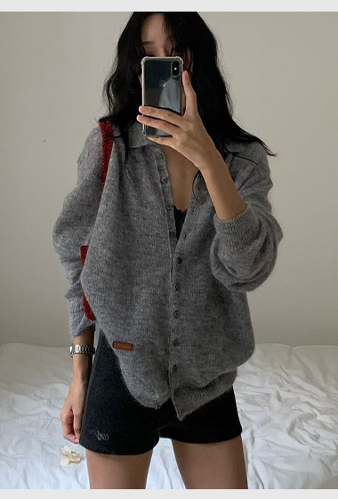 B51.小V家雲彩Kid mohair毛海外套