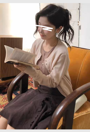 A17.馬卡龍淡雅針織小外套