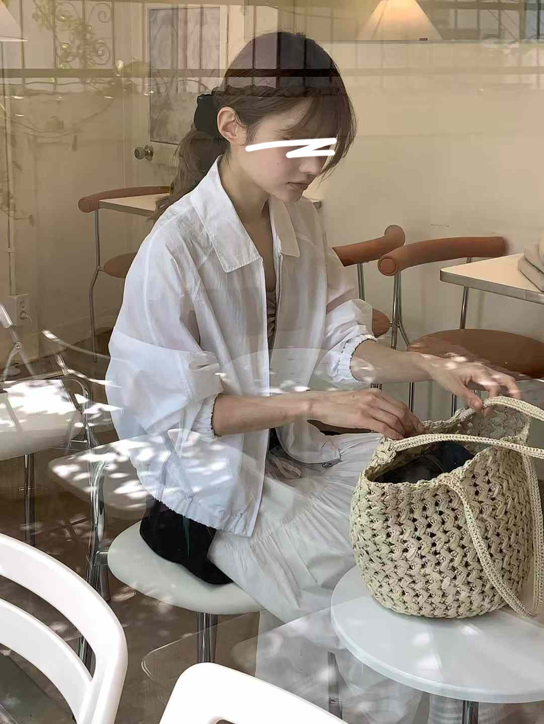 A17.韓國翻領拉克蘭袖休閒外套
