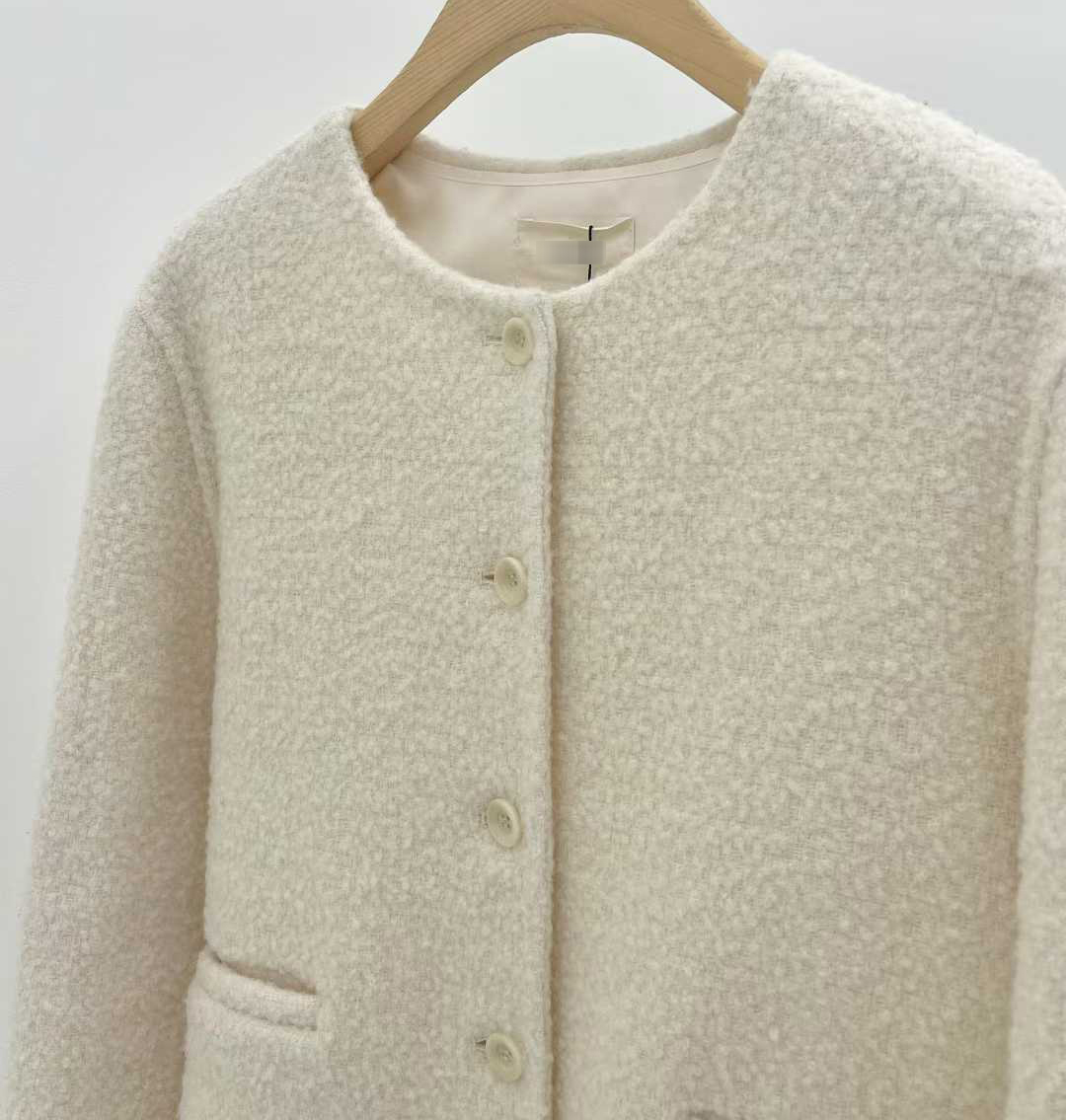 B30.大V家棉花馬海毛小香手工外套