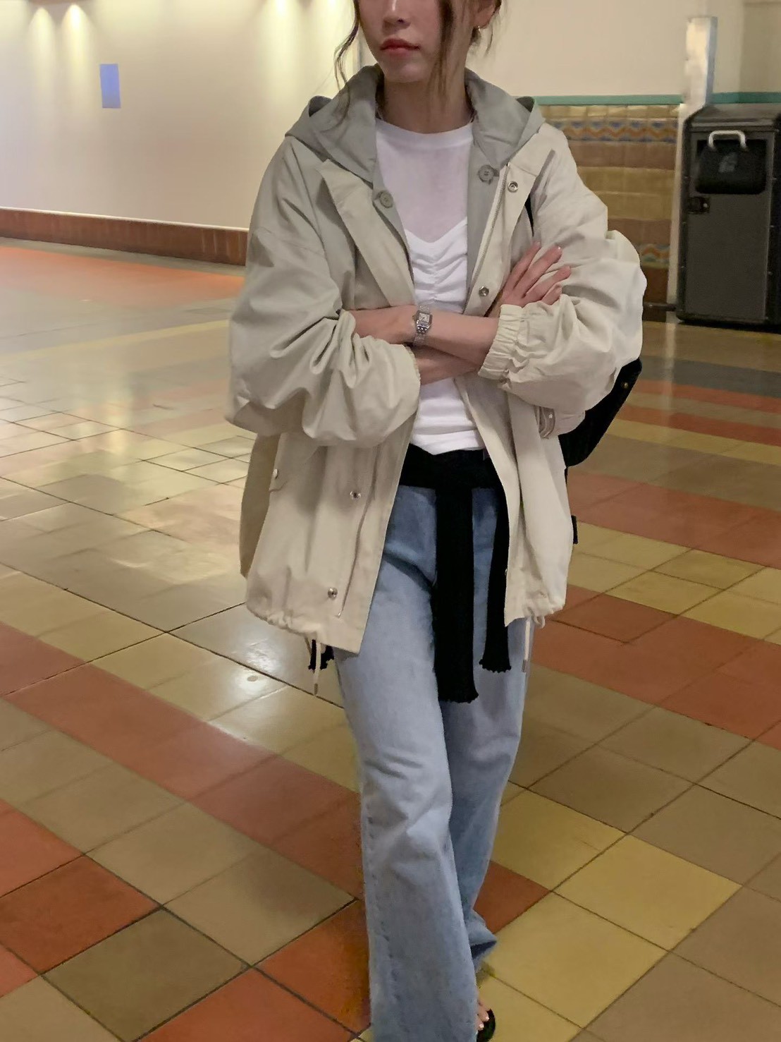 B69.人氣可分開多穿式風衣外套