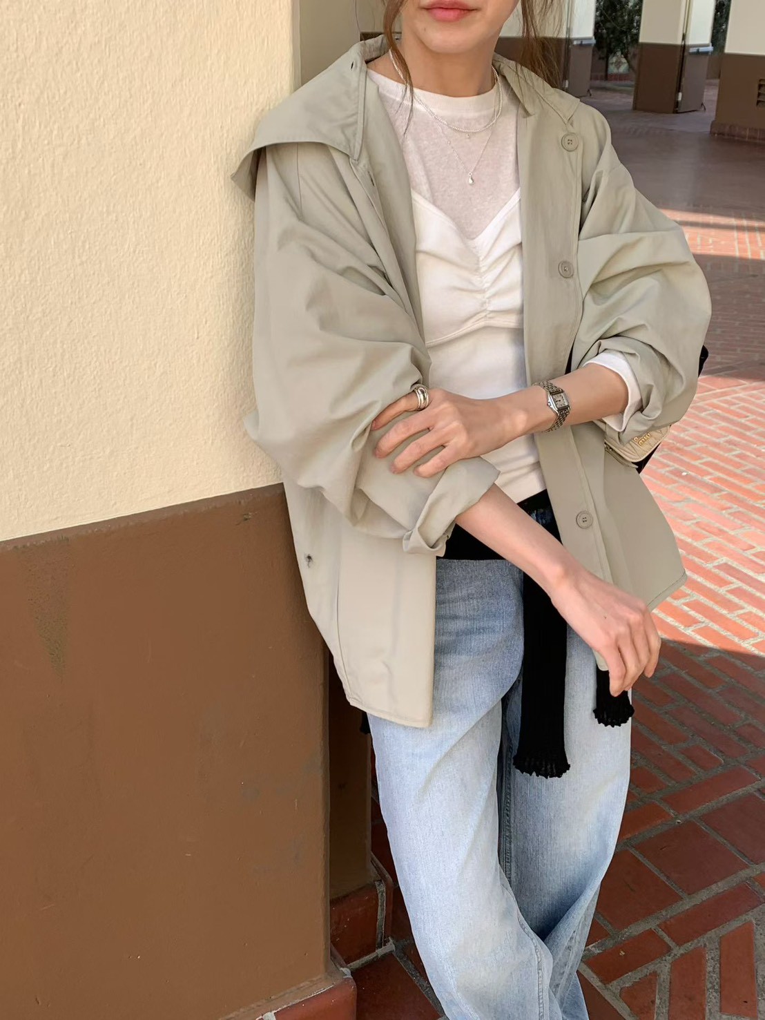 B69.人氣可分開多穿式風衣外套