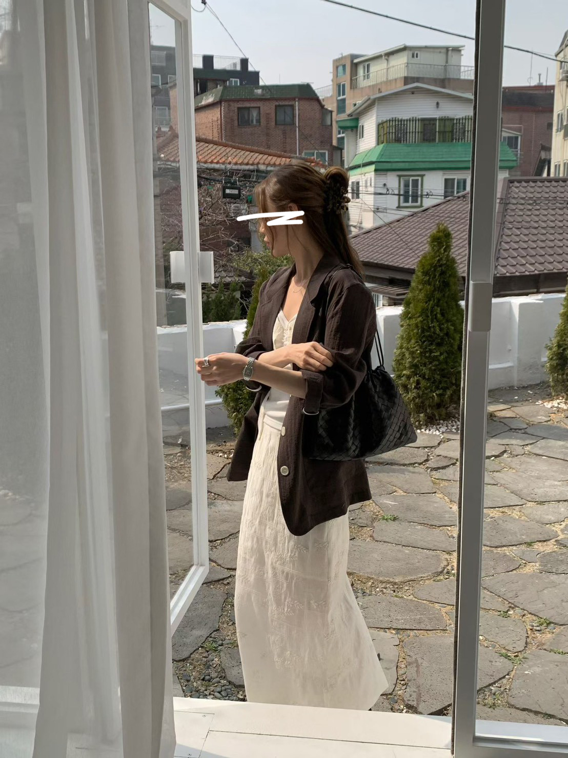 B39.輕薄雙口袋西裝外套