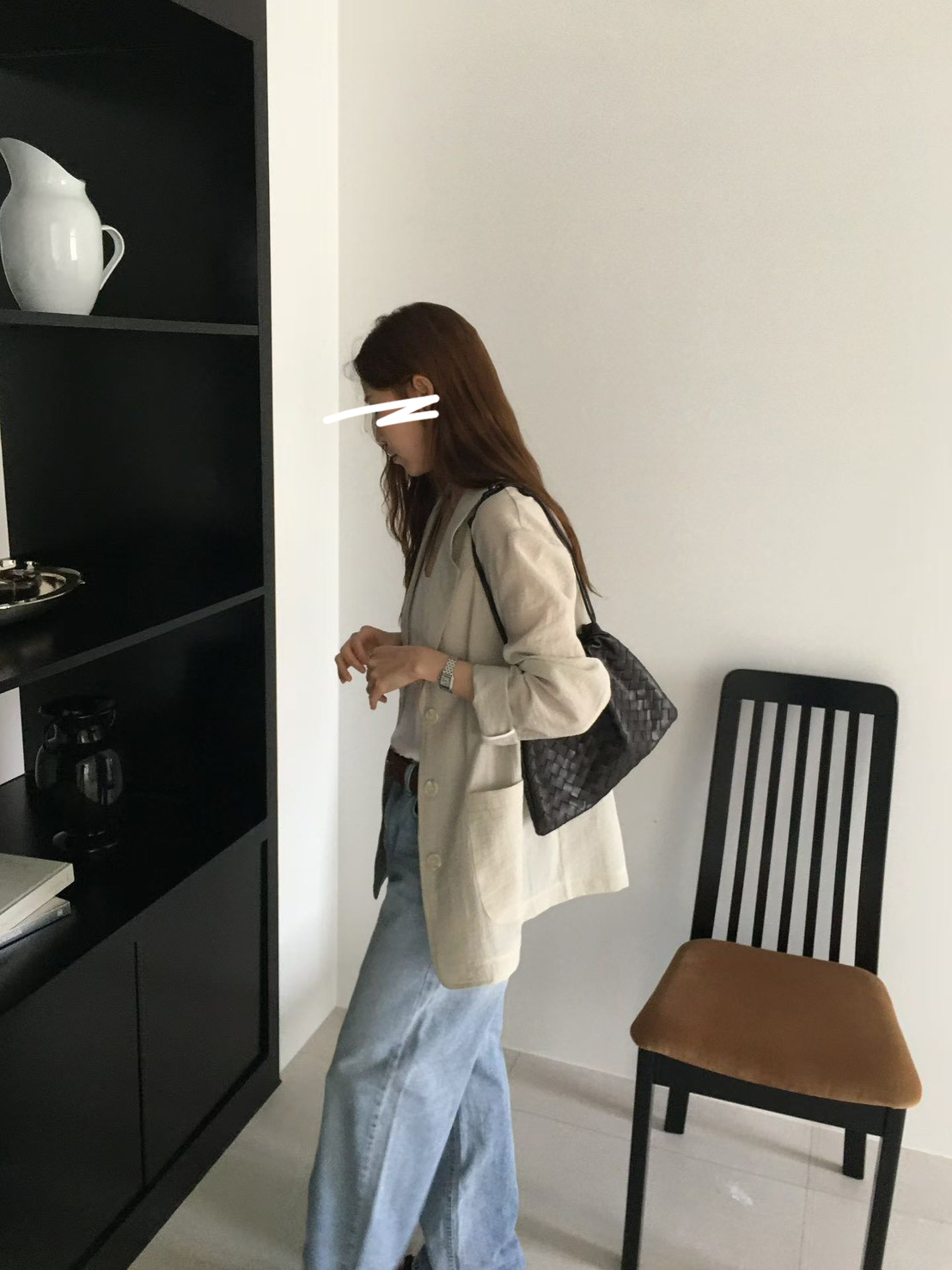 B39.輕薄雙口袋西裝外套