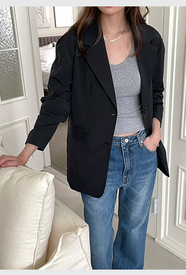 B55.QQ歐膩春夏氣質西裝薄外套