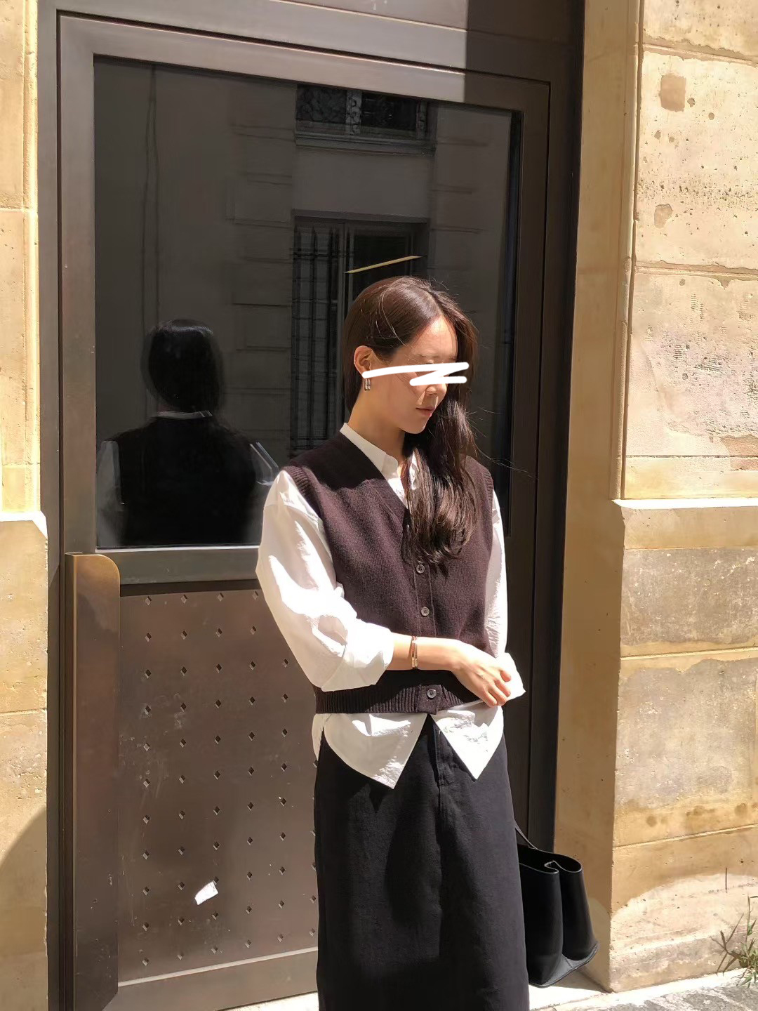 A73.清爽家學院針織外搭背心