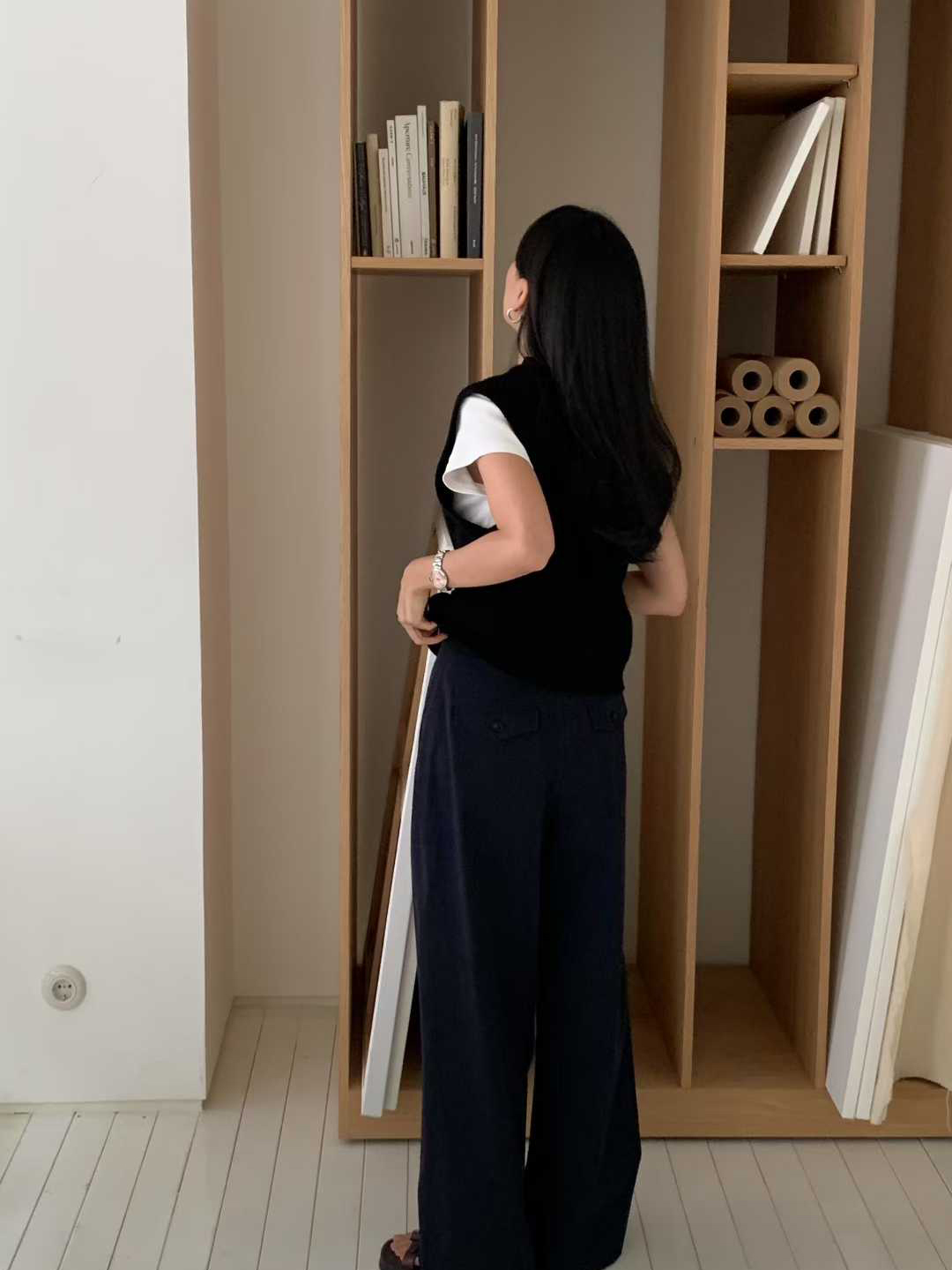 A73.清爽家學院針織外搭背心