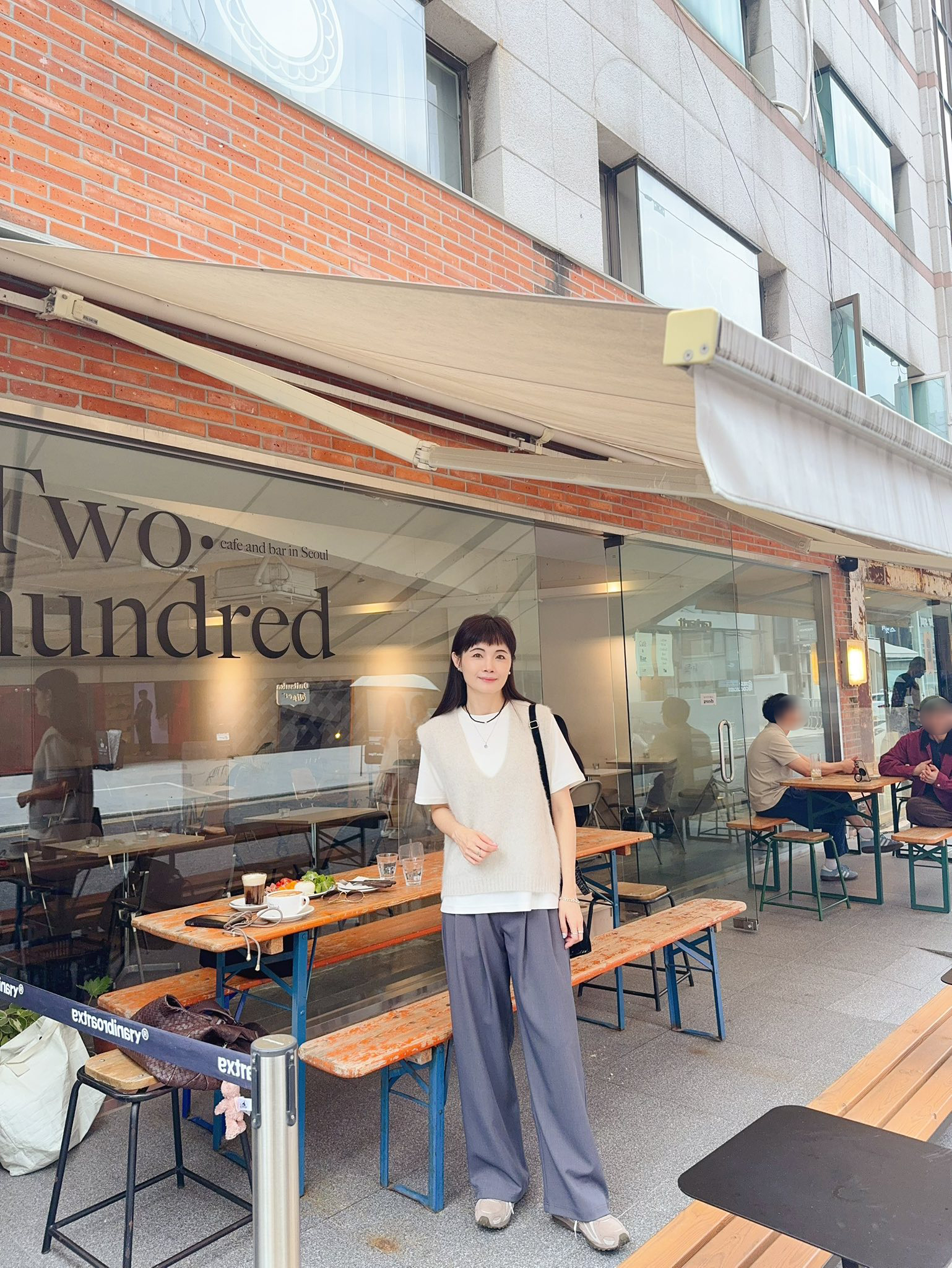 星星家羊毛狐狸V領背心