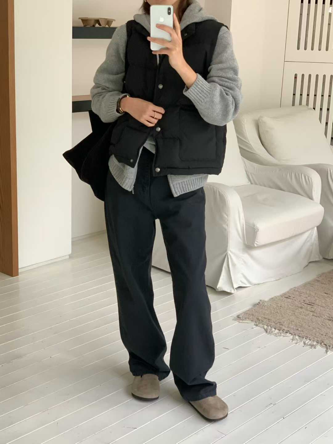 B113.大V家冬日輕暖羽絨背心外套