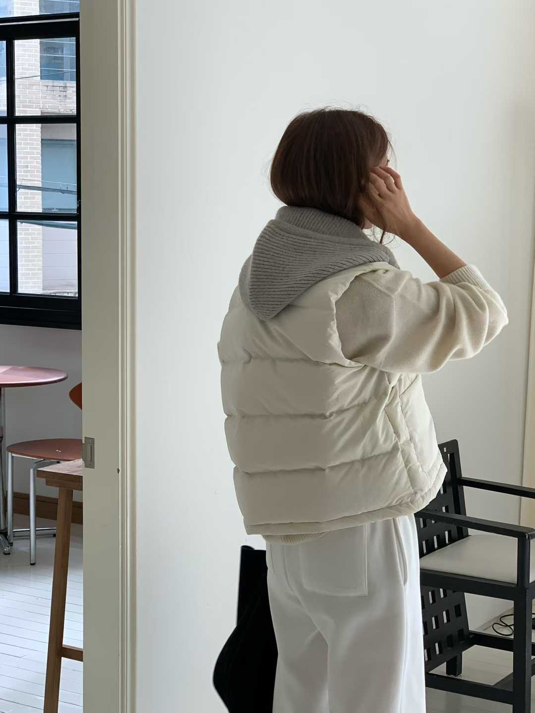 B113.大V家冬日輕暖羽絨背心外套
