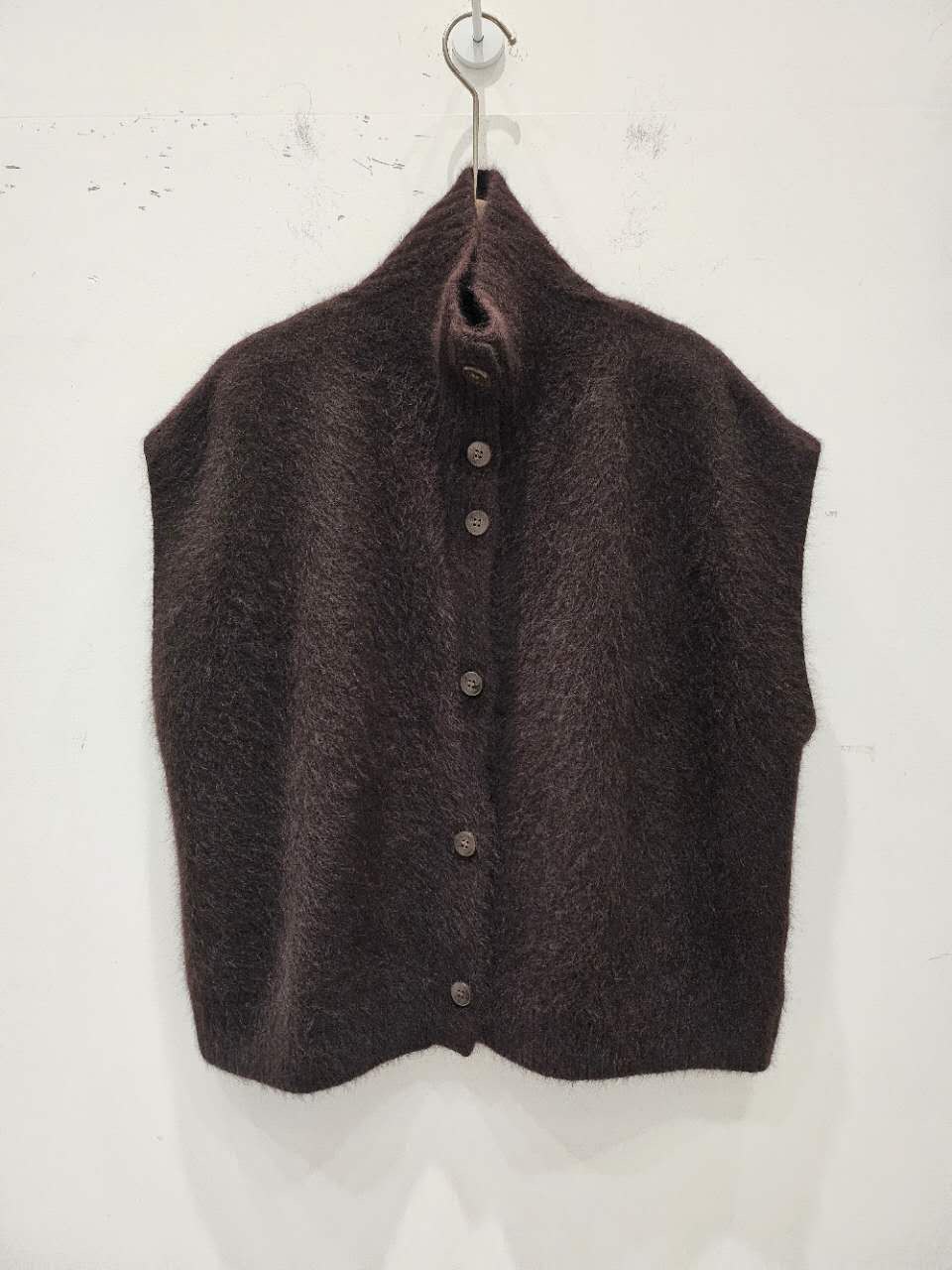 B33.星星家浣熊羊毛高領背心外套