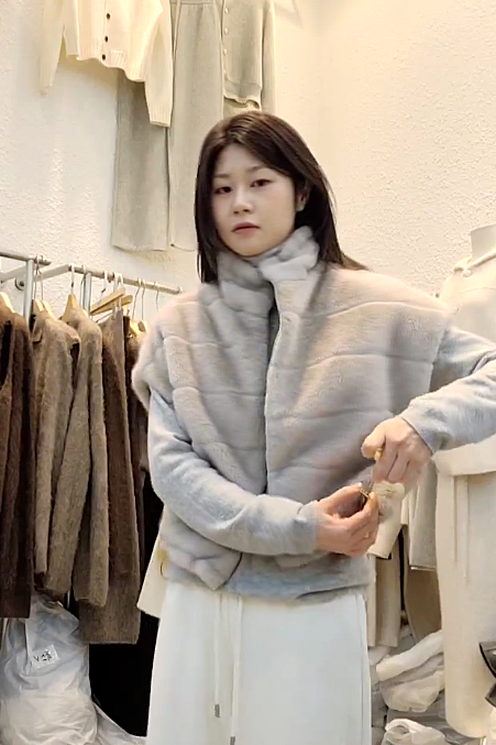 B37.星星家雙面穿冬日毛毛背心