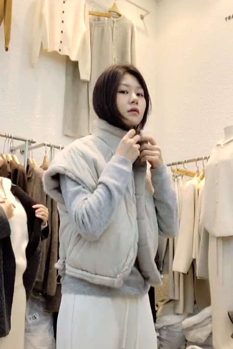 B37.星星家雙面穿冬日毛毛背心