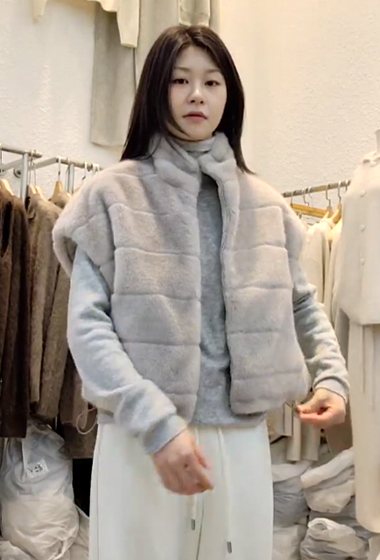 B37.星星家雙面穿冬日毛毛背心