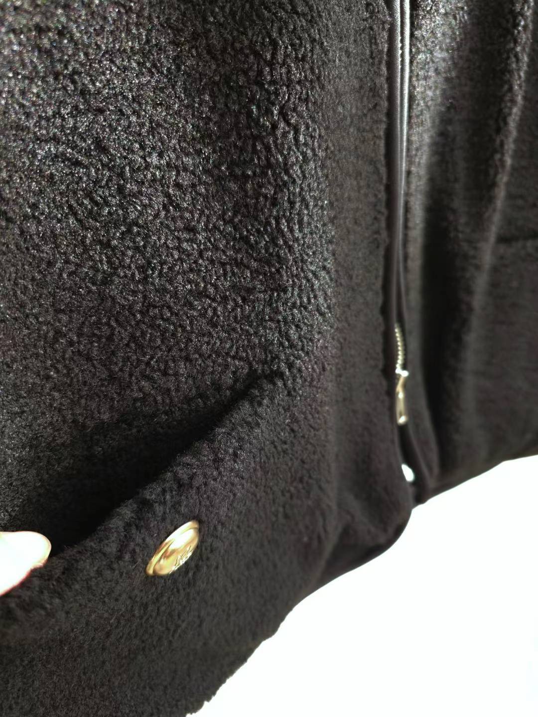 C27.QQ毛雙口袋拉鍊百搭背心