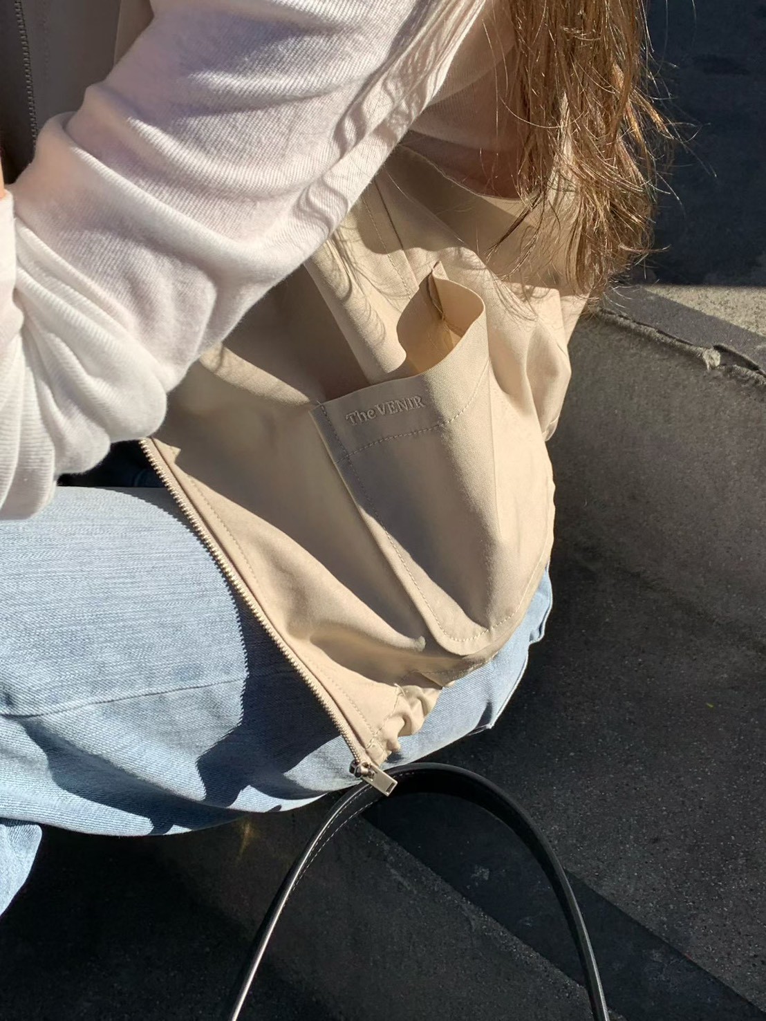 B61.時尚好搭立領包肩口袋背心