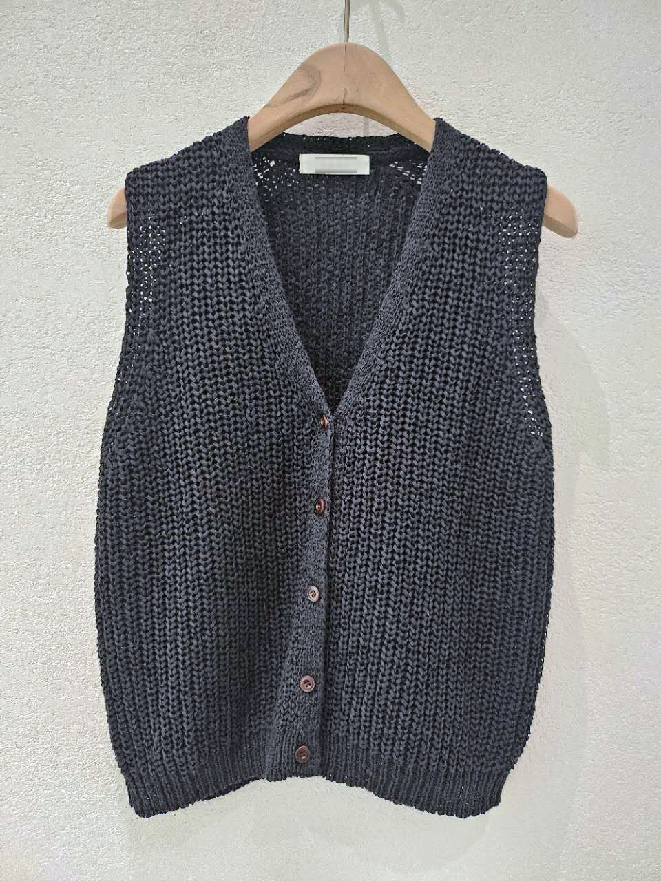 A85.星星家春分V領背心罩衫