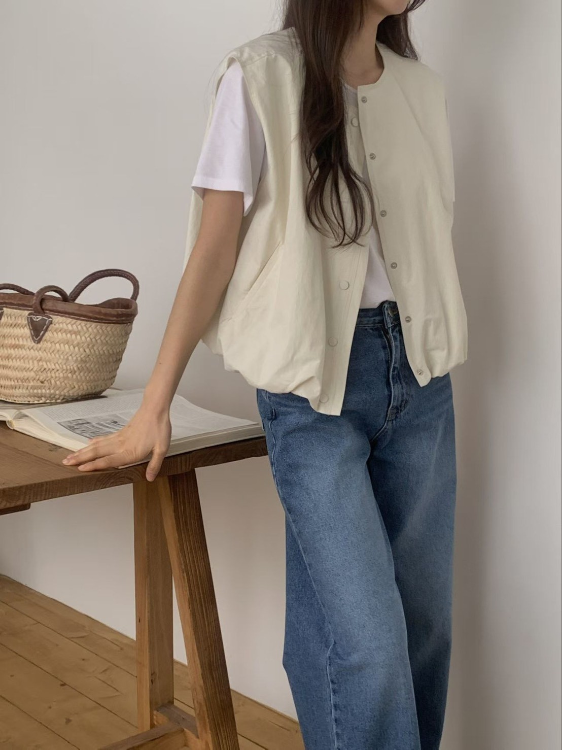 B69.小臉歐膩好搭背心外罩