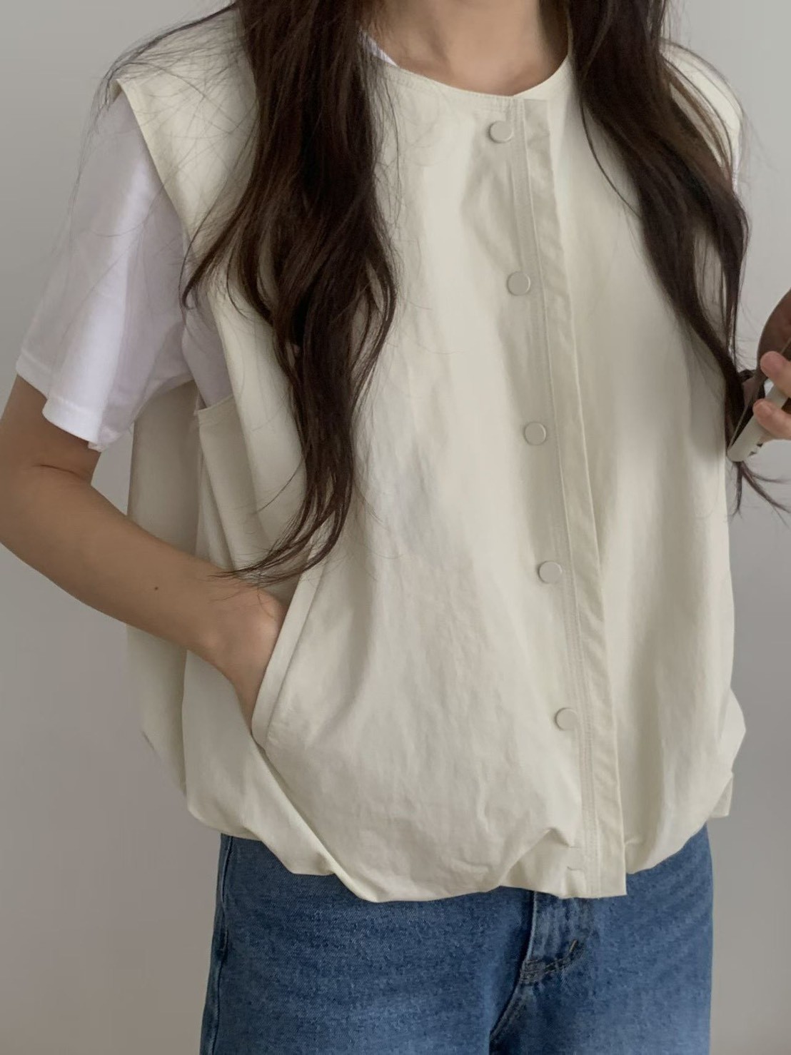 B69.小臉歐膩好搭背心外罩